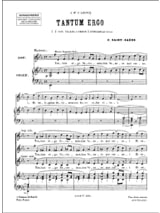 Tantum Ergo - SAINT-SAËNS - Partition - Musique de chambre vocale